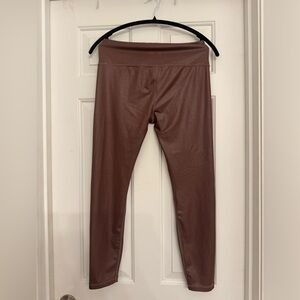 Athleta Shimmering Tan Leggings